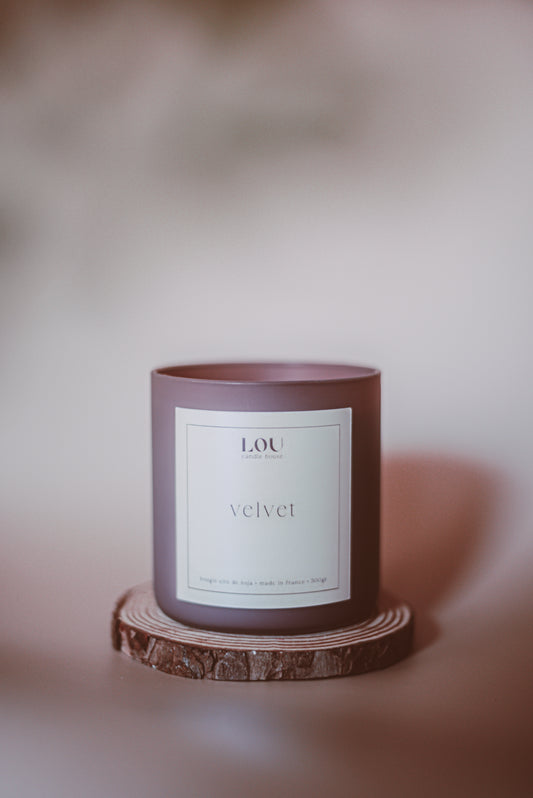 VELVET - cire de soja 300gr