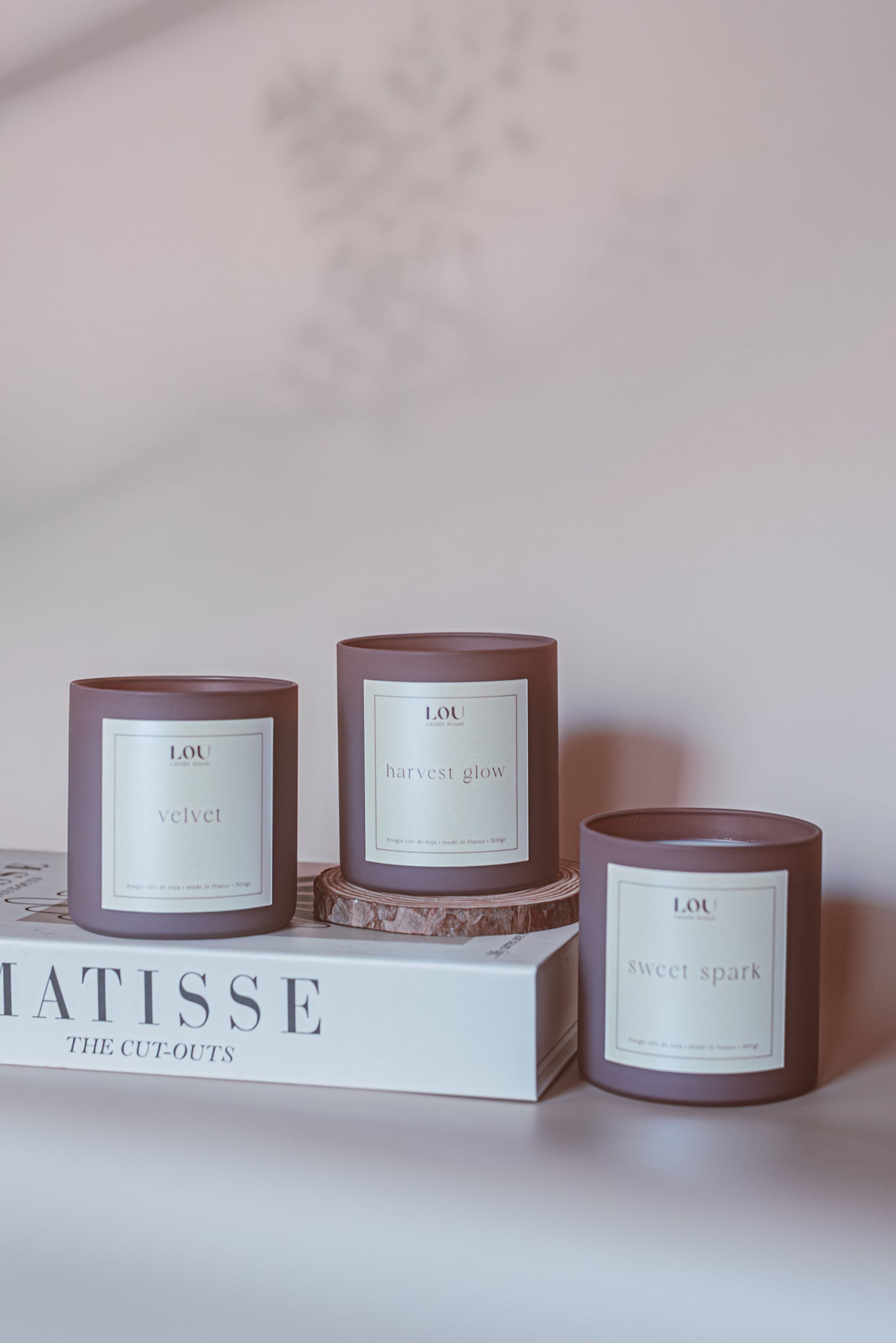 VELVET - cire de soja 300gr