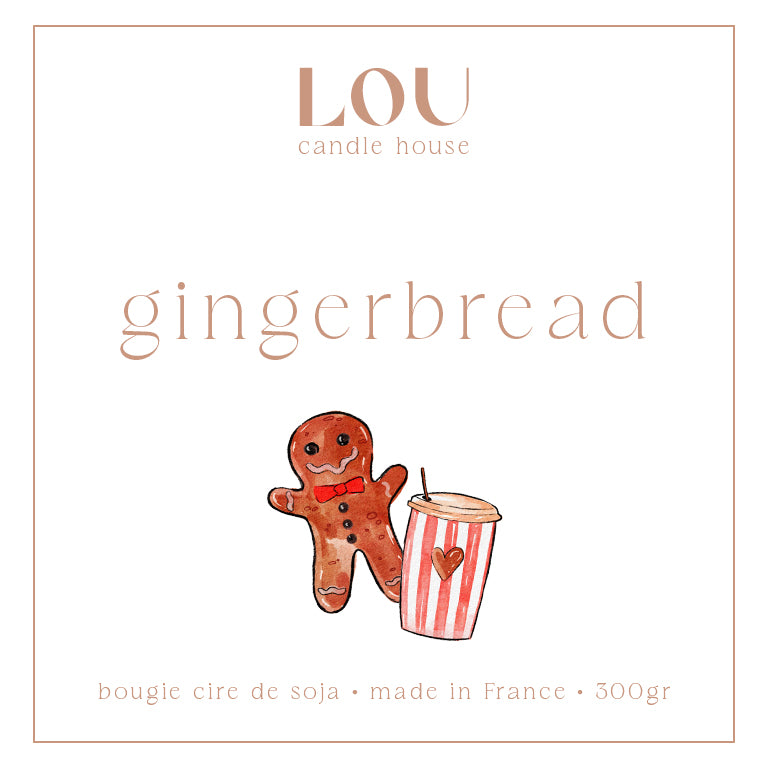 GINGERBREAD cire de soja